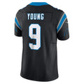 CAdoa C.Panthers #9 Bryce Young Black Vapor F.U.S.E. Limited Stitched Jerseys