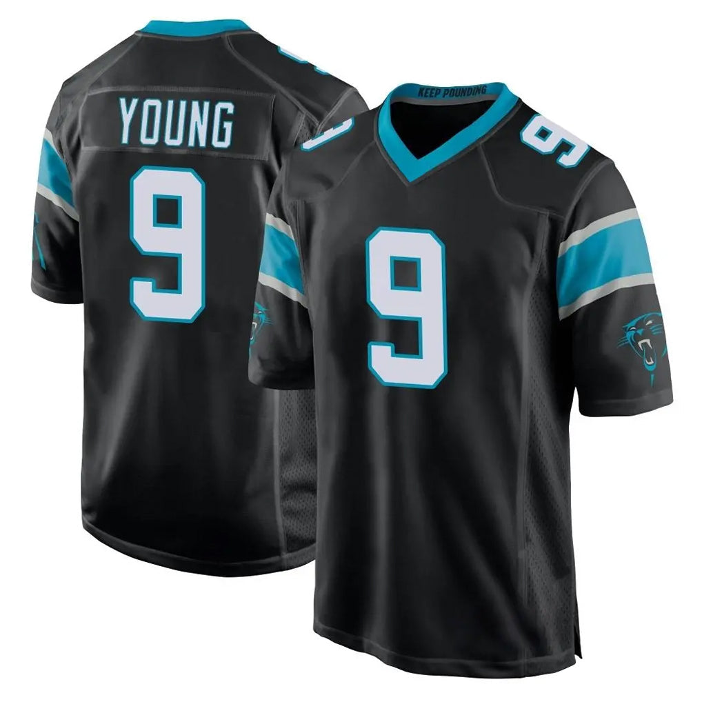 CAdoa C.Panthers #9 Bryce Young Player Black Game Stitched Jerseys