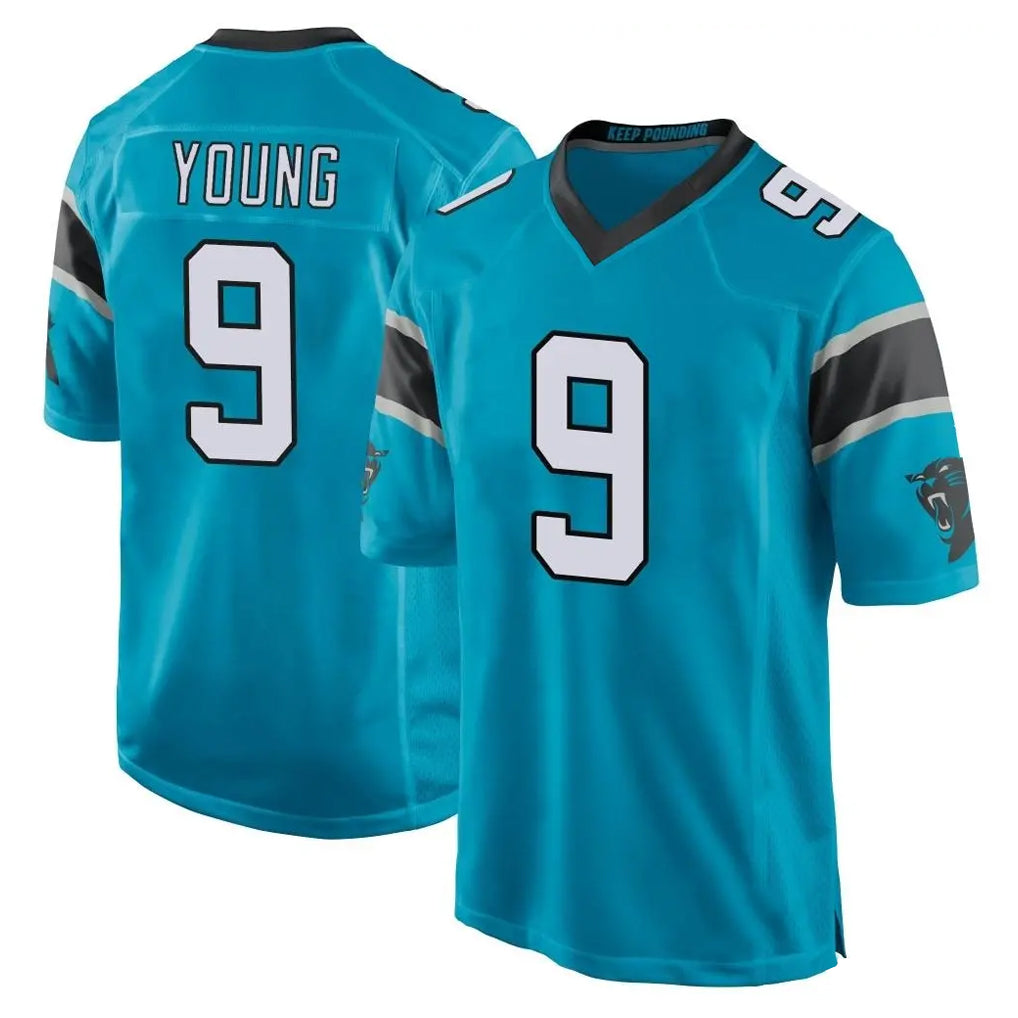 CAdoa C.Panthers #9 Bryce Young Player Blue Game Stitched Jerseys