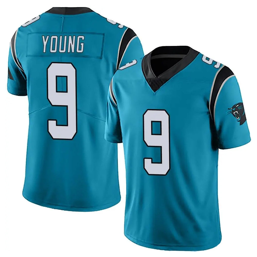 CAdoa C.Panthers #9 Bryce Young Player Blue Vapor Untouchable Limited Game Stitched Jerseys
