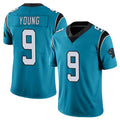 CAdoa C.Panthers #9 Bryce Young Player Blue Vapor Untouchable Limited Game Stitched Jerseys