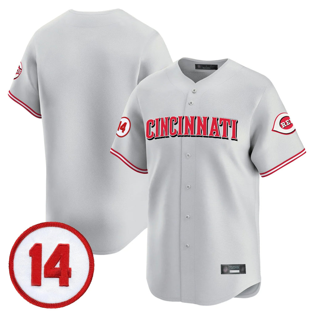 CAdoa C.Reds Gray Vapor Premier Limited Home Blank Player Stitched Jerseys