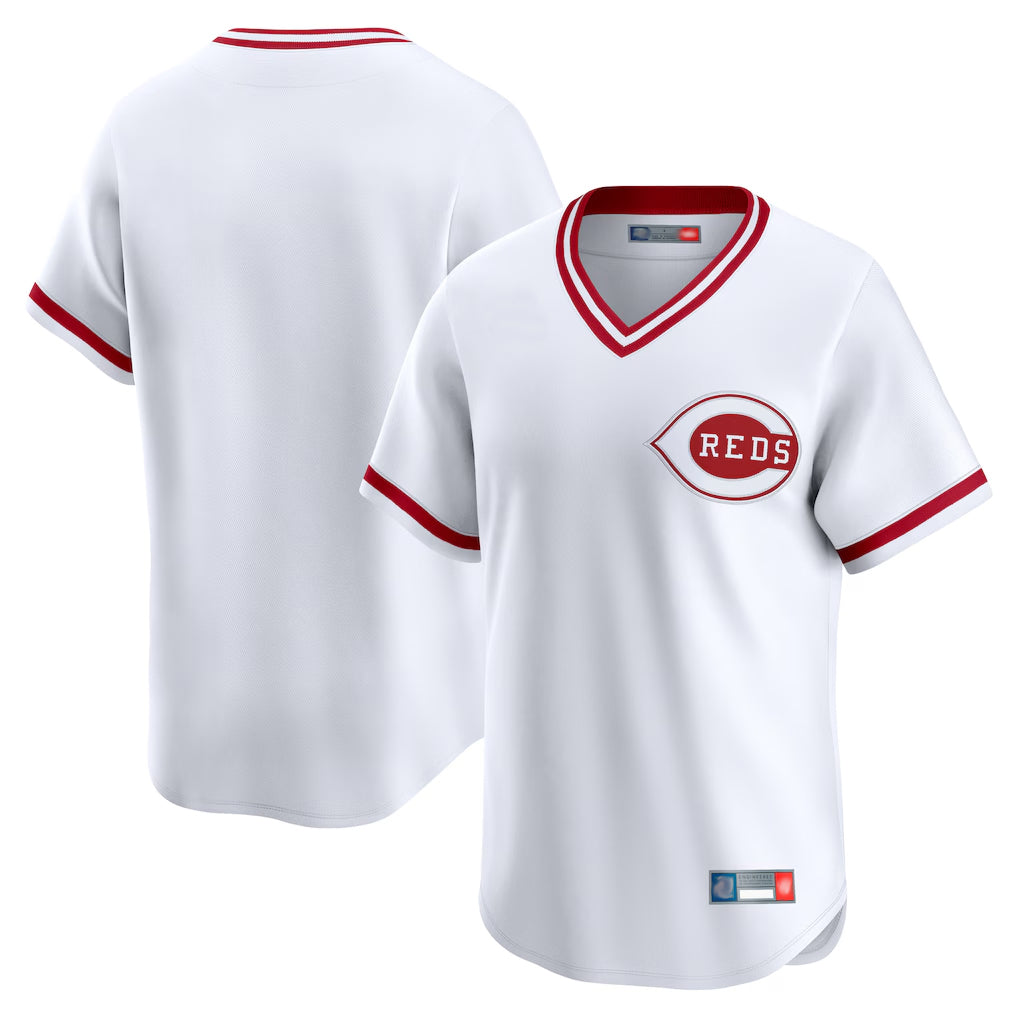 CAdoa C.Reds White Cooperstown Collection Limited T-shirt Home Blank Player Stitched Jerseys