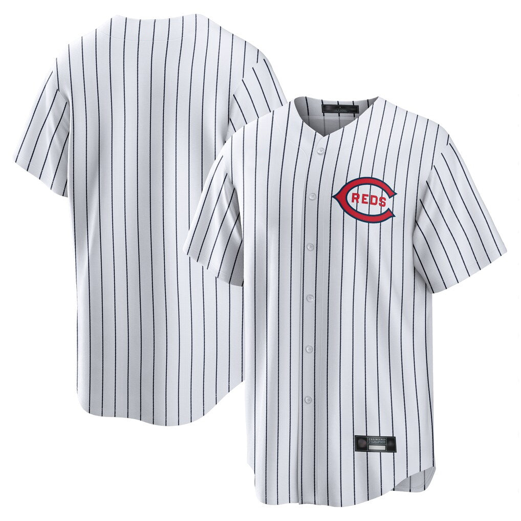 CAdoa C.Reds White Stripe Field of Dreams Game Home Blank Player Stitched Jerseys