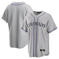 CAdoa C.Rockies Gray Game Home Blank Player Stitched Jerseys
