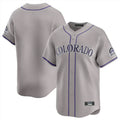 CAdoa C.Rockies Gray Limited Home Blank Player Stitched Jerseys