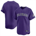CAdoa C.Rockies Purple Limited Home Blank Player Stitched Jerseys