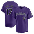 CAdoa C.Rockies #17 Todd Helton Player Purple Limited Home Stitched Jerseys