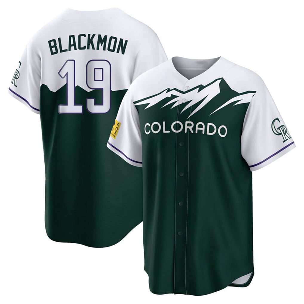 CAdoa C.Rockies #19 Charlie Blackmon Player Green City Connect Home Game Stitched Jerseys