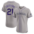 CAdoa C.Rockies #21 Kyle Freeland Player Gray Limited Elite Home Stitched Jerseys