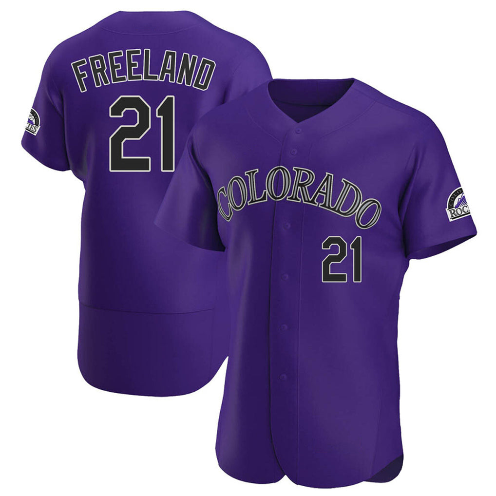 CAdoa C.Rockies #21 Kyle Freeland Player Purple Limited Elite Home Stitched Jerseys
