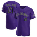 CAdoa C.Rockies #21 Kyle Freeland Player Purple Limited Elite Home Stitched Jerseys