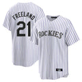 CAdoa C.Rockies #21 Kyle Freeland Player White Game Home Stitched Jerseys