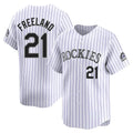 CAdoa C.Rockies #21 Kyle Freeland Player White Limited Home Stitched Jerseys