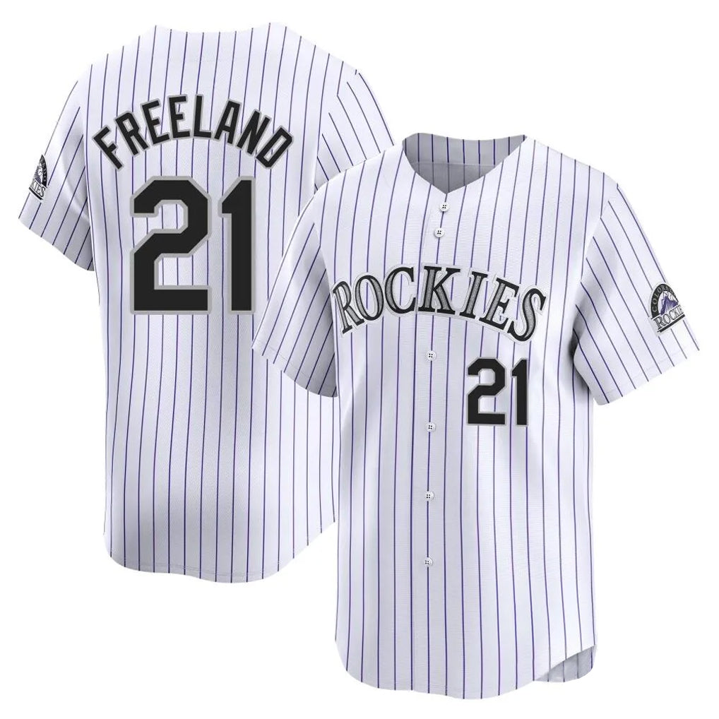 CAdoa C.Rockies #21 Kyle Freeland Player White Limited Home Stitched Jerseys