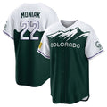 CAdoa C.Rockies #22 Mickey Moniak Player Green City Connect Home Game Stitched Jerseys
