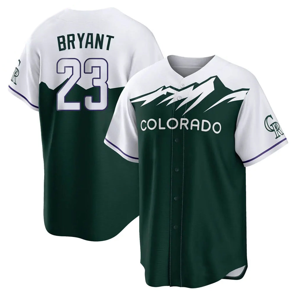 CAdoa C.Rockies #23 Kris Bryant Player Green City Connect Home Game Stitched Jerseys
