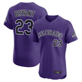 CAdoa C.Rockies #23 Kris Bryant Player Purple Limited Elite Home Stitched Jerseys
