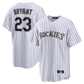 CAdoa C.Rockies #23 Kris Bryant Player White Game Home Stitched Jerseys