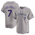 CAdoa C.Rockies #7 Matt Holliday Player Gray Limited Home Stitched Jerseys