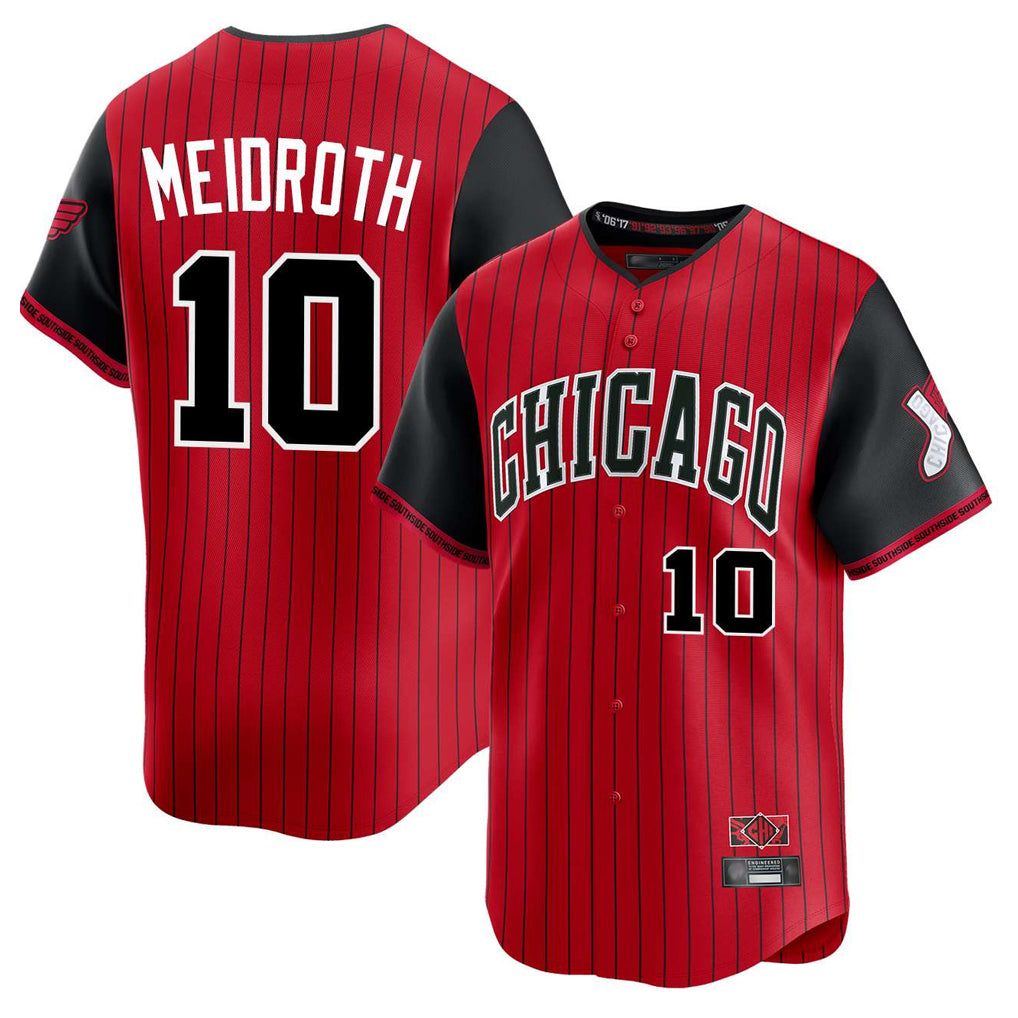 CAdoa C.White Sox #10 Chase Meidroth Player Red City Connect Limited Home Stitched Jerseys