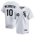 CAdoa C.White Sox #10 Chase Meidroth Player White Stripe Limited Home Stitched Jerseys