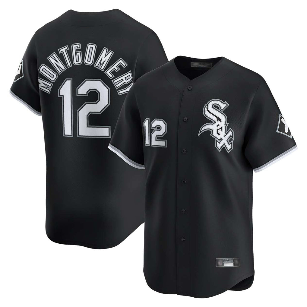 CAdoa C.White Sox #12 Colson Montgomery Player Black Limited Home Stitched Jerseys