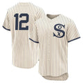 CAdoa C.White Sox #12 Colson Montgomery Player Cream Field of Dreams Limited Elite Home Stitched Jerseys