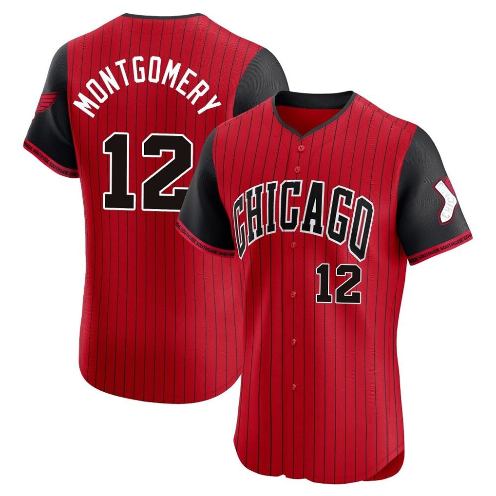 CAdoa C.White Sox #12 Colson Montgomery Player Red City Connect Limited Elite Home Stitched Jerseys