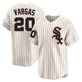 CAdoa C.White Sox #20 Miguel Vargas Player Cream Cooperstown Collection Limited Home Stitched Jerseys