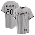 CAdoa C.White Sox #20 Miguel Vargas Player Gray Home Game Stitched Jerseys