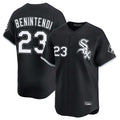 CAdoa C.White Sox #23 Andrew Benintendi Player Black Limited Home Stitched Jerseys