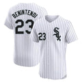 CAdoa C.White Sox #23 Andrew Benintendi Player White Stripe Limited Elite Home Stitched Jerseys