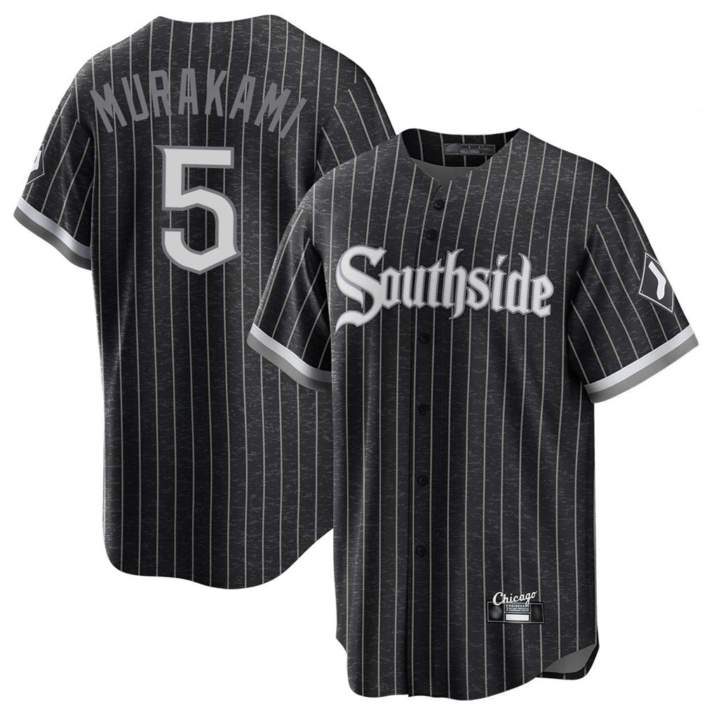 CAdoa C.White Sox #5 Munetaka Murakami Player Black City Connect Home Game Stitched Jerseys