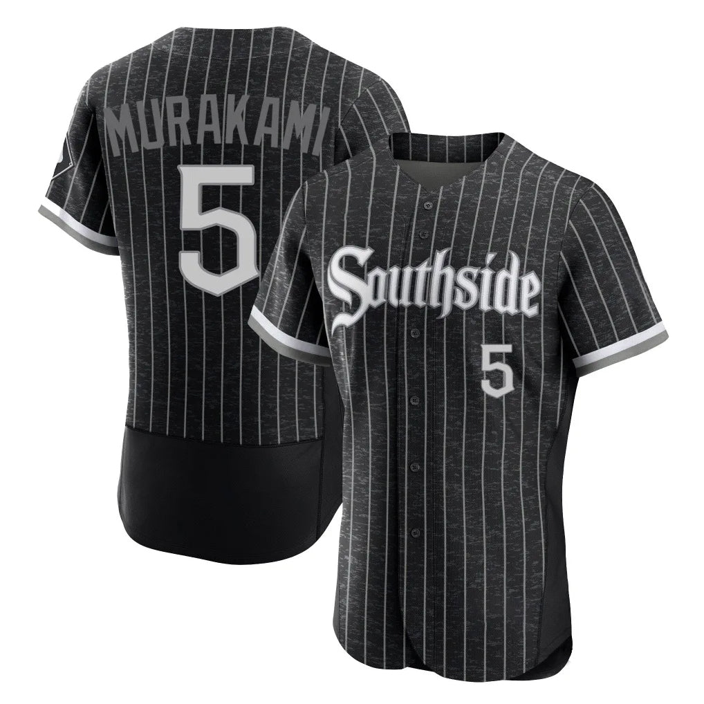 CAdoa C.White Sox #5 Munetaka Murakami Player Black City Connect Limited Elite Home Stitched Jerseys