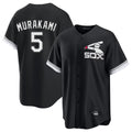 CAdoa C.White Sox #5 Munetaka Murakami Player Black Spring Training Game Stitched Jerseys