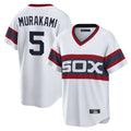 CAdoa C.White Sox #5 Munetaka Murakami Player White T-shirt Home Game Stitched Jerseys