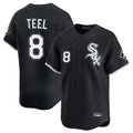 CAdoa C.White Sox #8 Kyle Teel Player Black Limited Home Stitched Jerseys