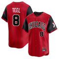 CAdoa C.White Sox #8 Kyle Teel Player Red City Connect Limited Home Stitched Jerseys
