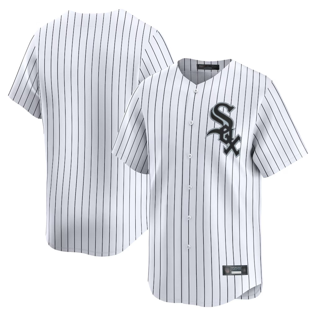 CAdoa C.White Sox ## White Sox Blank Player White Stripe Limited Home Stitched Jerseys