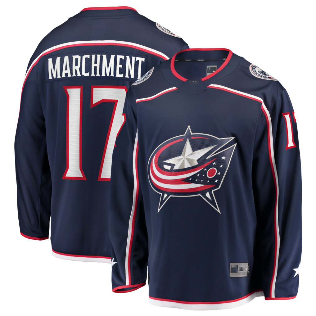 CAdoa CB.Jackets #17 Mason Marchment Navy Home Premier Breakaway Player Jersey