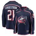CAdoa CB.Jackets #21 Isac Lundestrom Navy Home Breakaway Jersey
