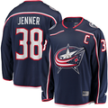 CAdoa CB.Jackets #34 Cole Sillinger Navy Home Breakaway Player Jersey