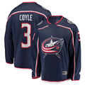CAdoa CB.Jackets #3 Charlie Coyle Navy Home Breakaway Jersey