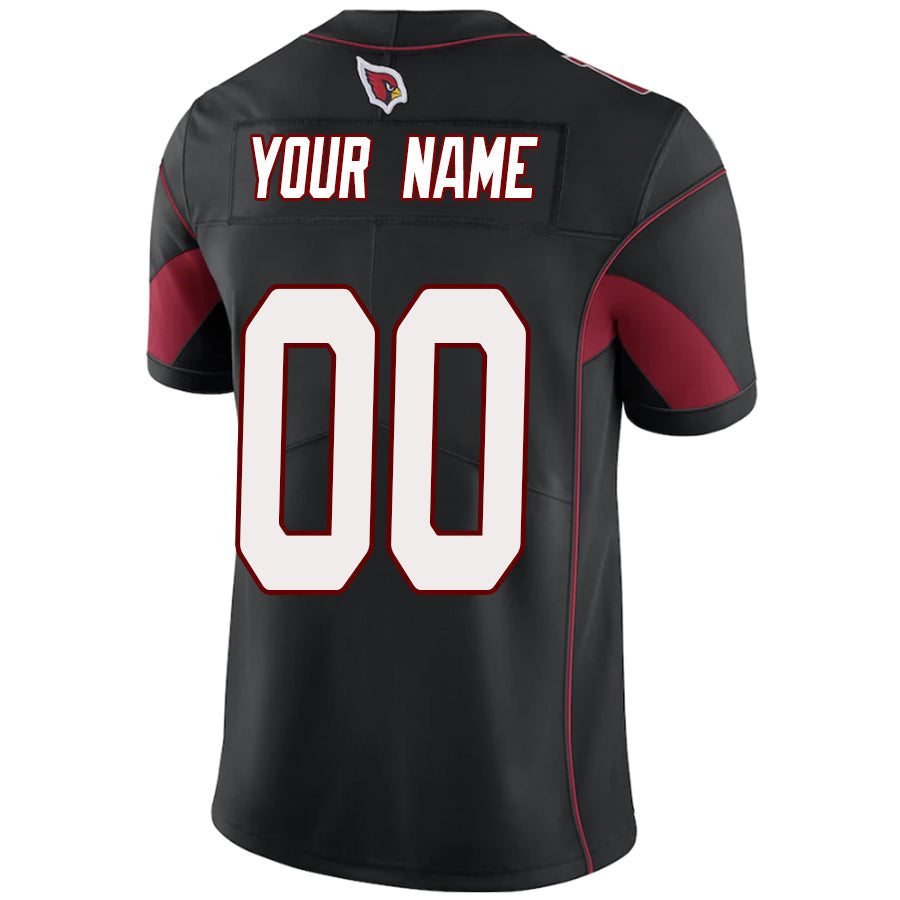 CAdoa Custom A.Cardinal Black Vapor Limited Elite Stitched Jerseys
