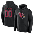 CAdoa Custom A.Cardinals Black Salute to Service Pullover Hoodies Any Name & Numbers Stitched Jerseys