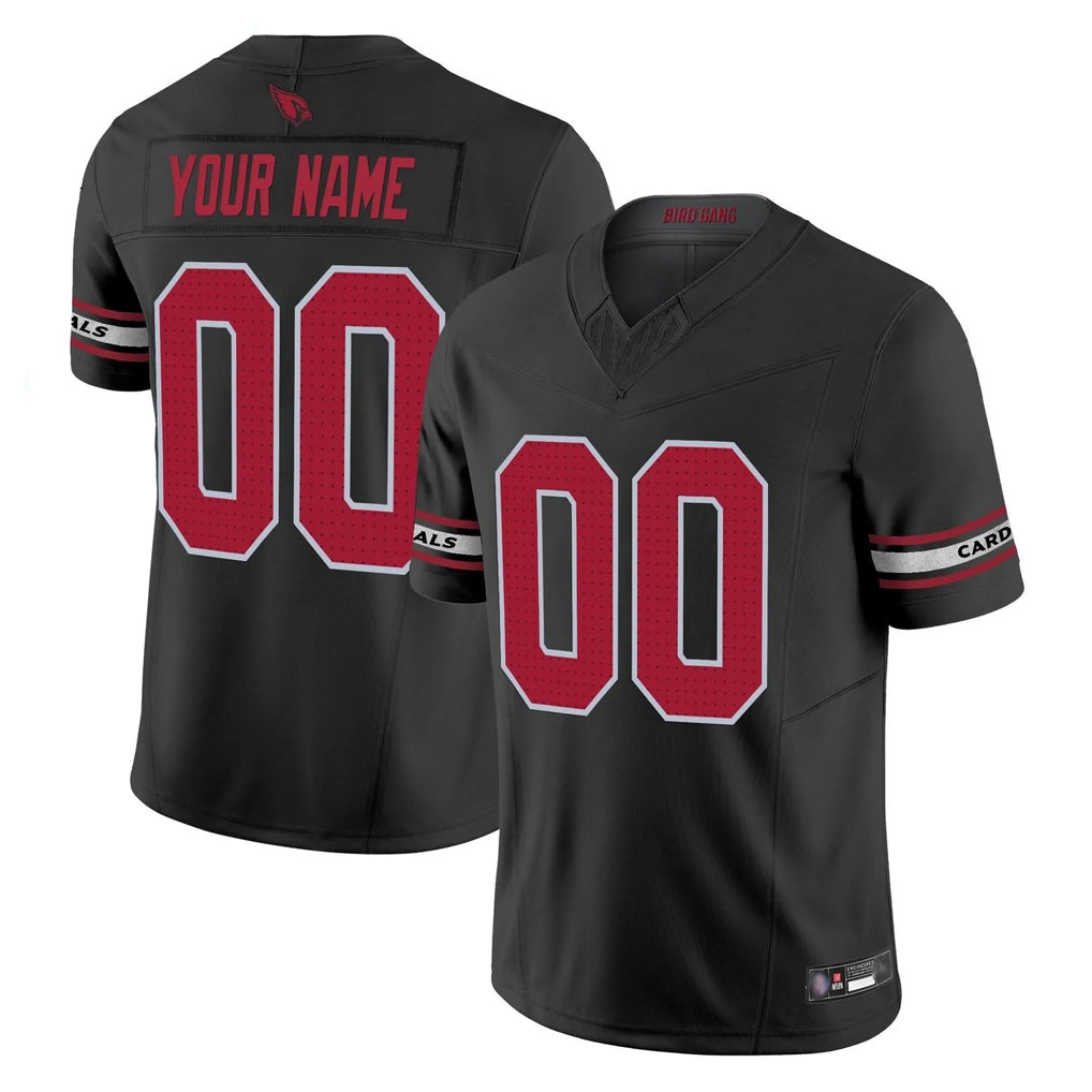 CAdoa Custom A.Cardinals Black Vapor F.U.S.E. Limited Home Game Stitched Jerseys
