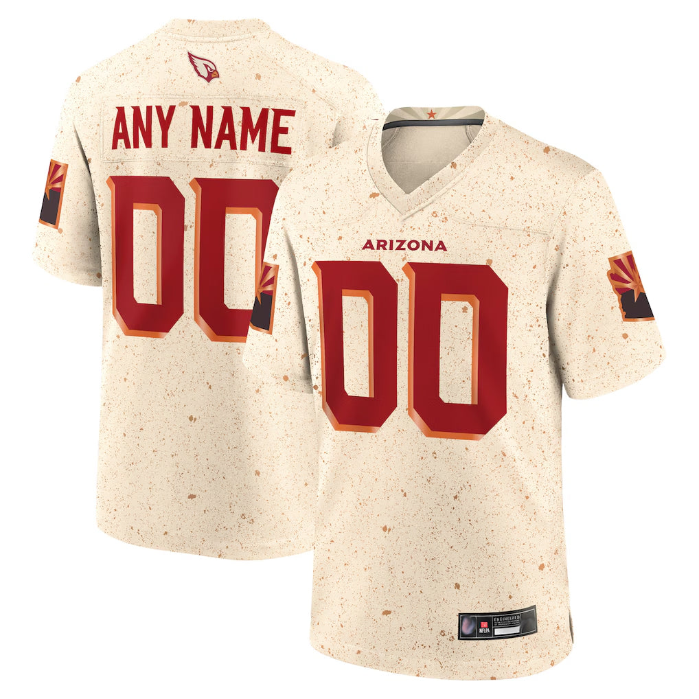 CAdoa Custom A.Cardinals Cream Rivalries Collection Home Game Stitched Jerseys