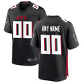 CAdoa Custom A.Falcons Black Home Game Stitched Jerseys