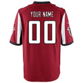 CAdoa Custom A.Falcons Red Game Stitched Jerseys